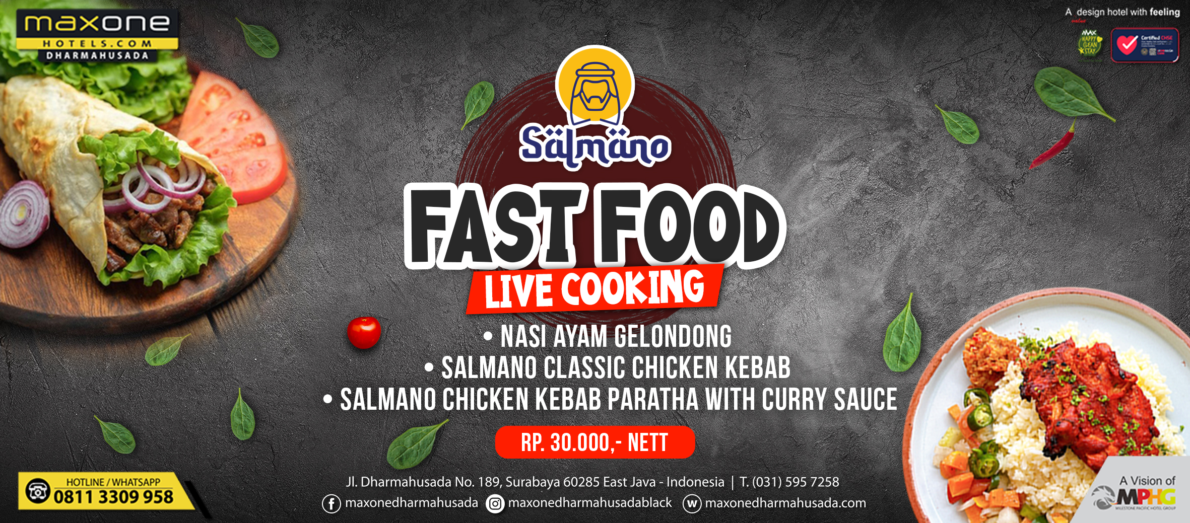 FastFood live Cooking